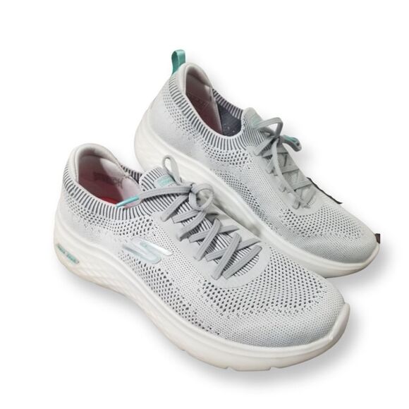 Skechers W/Ortholite Comfort Gray Shoes.   C2s1-12 - Picture 1 of 8